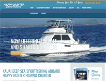 Tablet Screenshot of happyhuntersportfishing.com